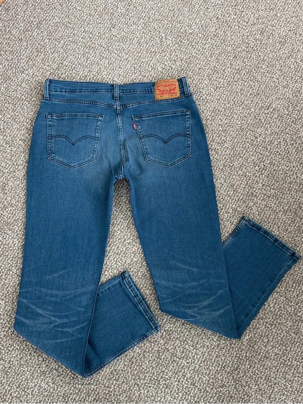 Levi's Men's NWOT 514 Blue Stretch Jeans 36x34